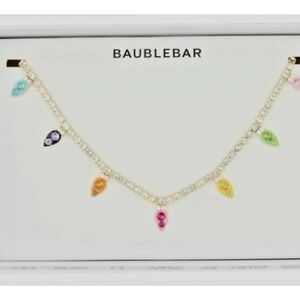 BaubleBar Christmas De-Light It's Lit Necklace